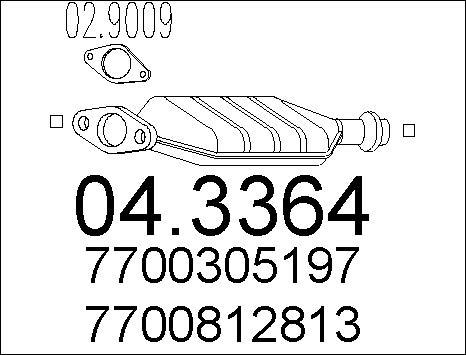 MTS 04.3364 - Catalizzatore autozon.pro