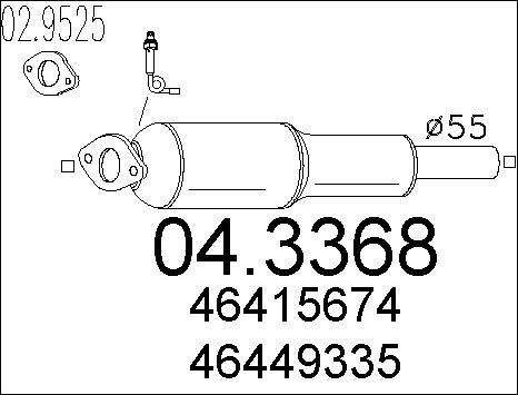 MTS 04.3368 - Catalizzatore autozon.pro