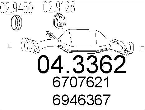 MTS 04.3362 - Catalizzatore autozon.pro