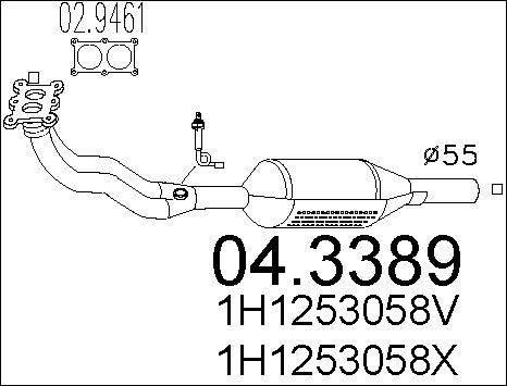 MTS 04.3389 - Catalizzatore autozon.pro