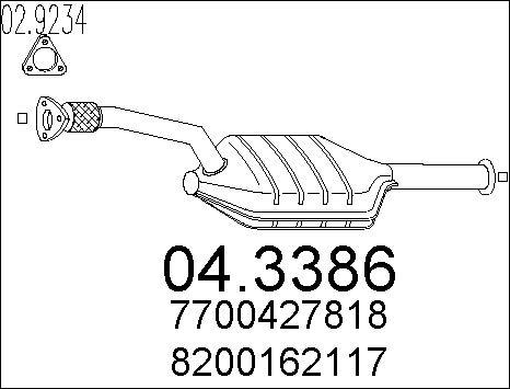 MTS 04.3386 - Catalizzatore autozon.pro