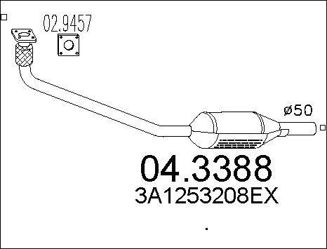 MTS 04.3388 - Catalizzatore autozon.pro