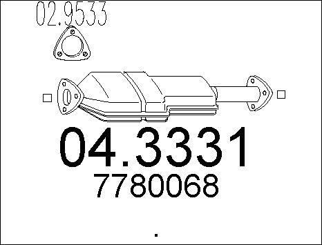 MTS 04.3331 - Catalizzatore autozon.pro