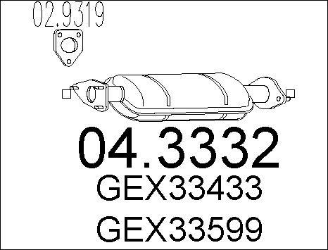 MTS 04.3332 - Catalizzatore autozon.pro