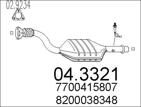 MTS 04.3321 - Catalizzatore autozon.pro