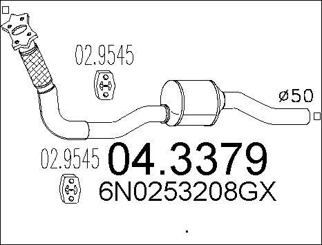 MTS 04.3379 - Catalizzatore autozon.pro