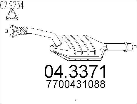 MTS 04.3371 - Catalizzatore autozon.pro