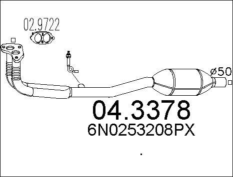 MTS 04.3378 - Catalizzatore autozon.pro