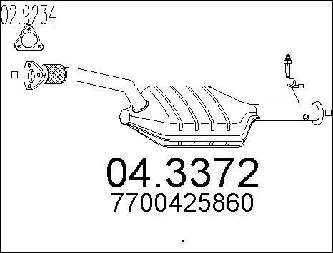 MTS 04.3372 - Catalizzatore autozon.pro