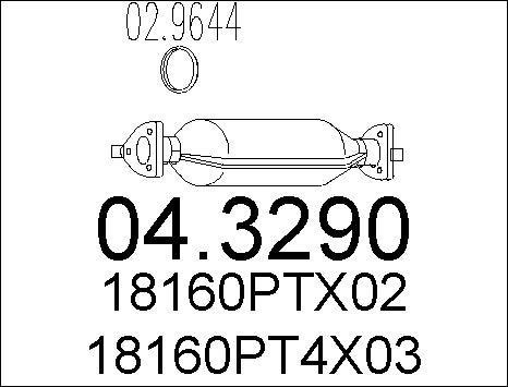 MTS 04.3290 - Catalizzatore autozon.pro