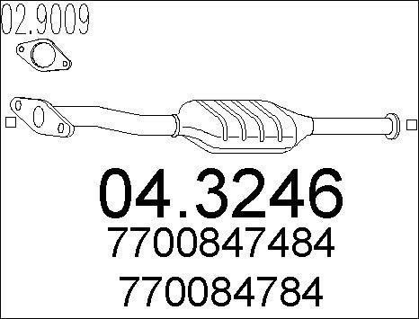 MTS 04.3246 - Catalizzatore autozon.pro