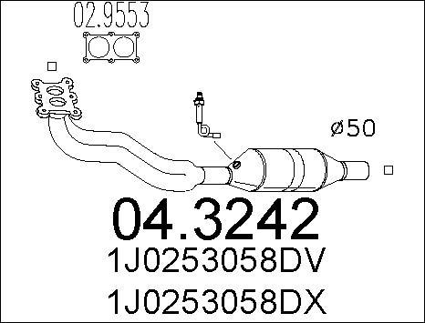 MTS 04.3242 - Catalizzatore autozon.pro