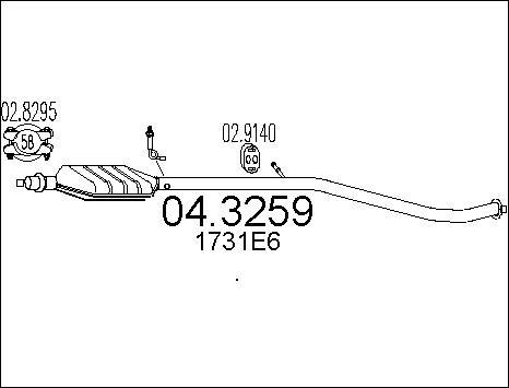 MTS 04.3259 - Catalizzatore autozon.pro