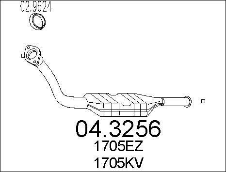 MTS 04.3256 - Catalizzatore autozon.pro