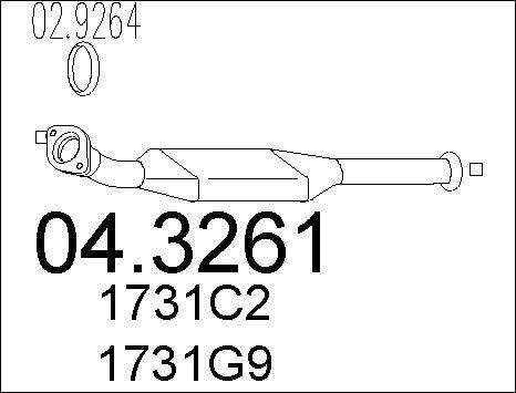 MTS 04.3261 - Catalizzatore autozon.pro