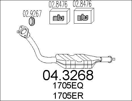 MTS 04.3268 - Catalizzatore autozon.pro