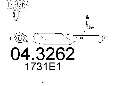 MTS 04.3262 - Catalizzatore autozon.pro