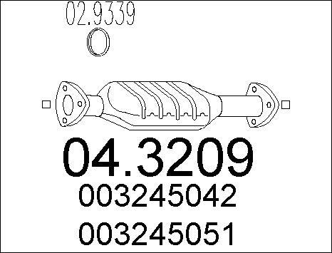 MTS 04.3209 - Catalizzatore autozon.pro