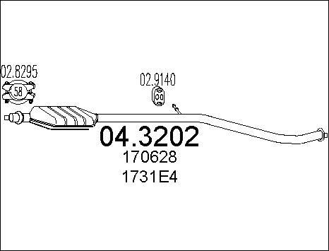 MTS 04.3202 - Catalizzatore autozon.pro