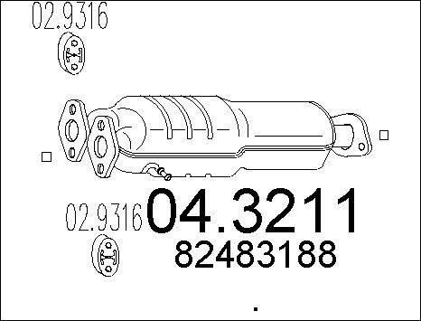 MTS 04.3211 - Catalizzatore autozon.pro