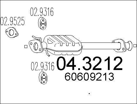 MTS 04.3212 - Catalizzatore autozon.pro