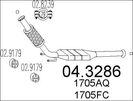 MTS 04.3286 - Catalizzatore autozon.pro