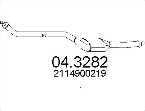 MTS 04.3282 - Catalizzatore autozon.pro