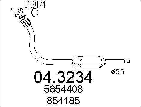 MTS 04.3234 - Catalizzatore autozon.pro