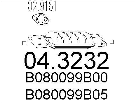 MTS 04.3232 - Catalizzatore autozon.pro