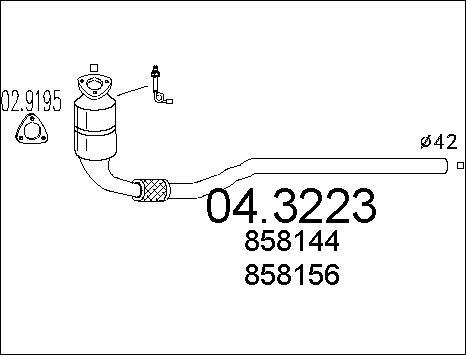 MTS 04.3223 - Catalizzatore autozon.pro