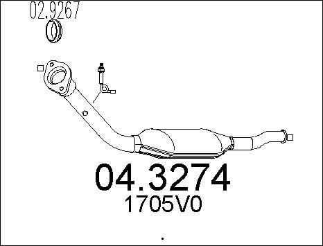 MTS 04.3274 - Catalizzatore autozon.pro