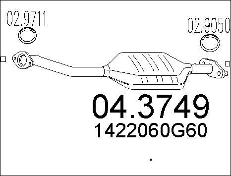 MTS 04.3749 - Catalizzatore autozon.pro