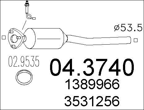 MTS 04.3740 - Catalizzatore autozon.pro