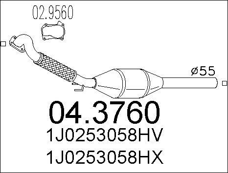 MTS 04.3760 - Catalizzatore autozon.pro