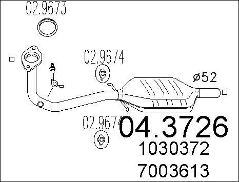 MTS 04.3726 - Catalizzatore autozon.pro