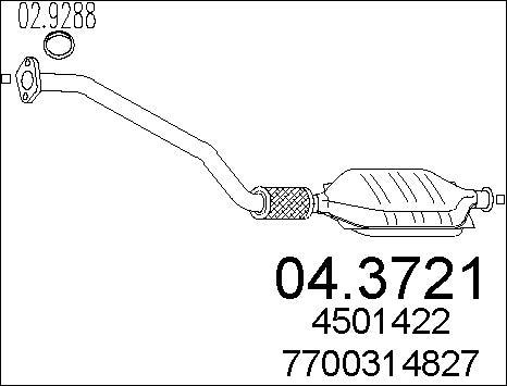 MTS 04.3721 - Catalizzatore autozon.pro