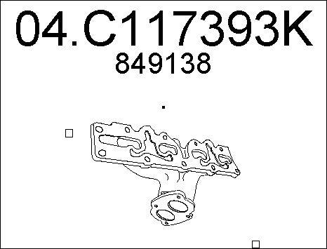 MTS 04.C117393K - Tubo gas scarico autozon.pro