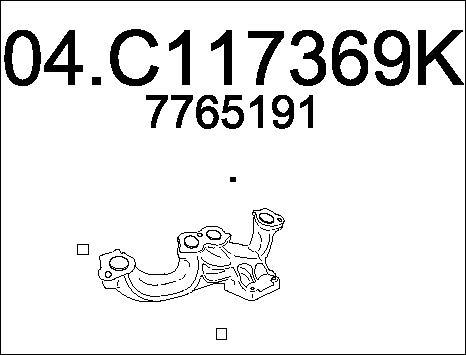 MTS 04.C117369K - Tubo gas scarico autozon.pro