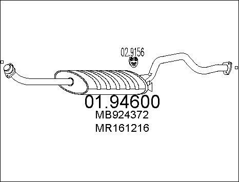 MTS 01.94600 - Silenziatore posteriore autozon.pro