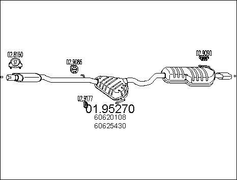 MTS 01.95270 - Silenziatore posteriore autozon.pro