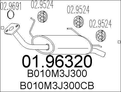 MTS 01.96320 - Silenziatore posteriore autozon.pro