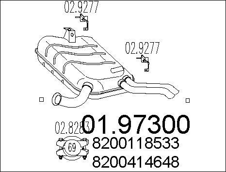 MTS 01.97300 - Silenziatore posteriore autozon.pro