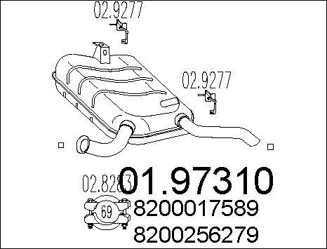 MTS 01.97310 - Silenziatore posteriore autozon.pro