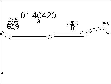 MTS 01.40420 - Tubo gas scarico autozon.pro