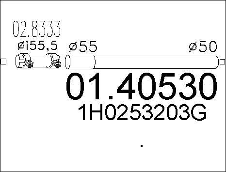 MTS 01.40530 - Tubo gas scarico autozon.pro