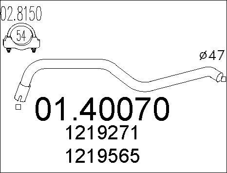 MTS 01.40070 - Tubo gas scarico autozon.pro