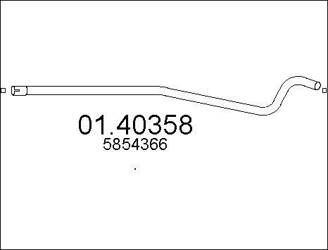 MTS 01.40358 - Tubo gas scarico autozon.pro