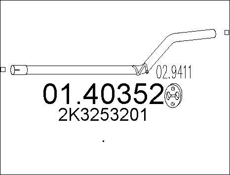 MTS 01.40352 - Tubo gas scarico autozon.pro