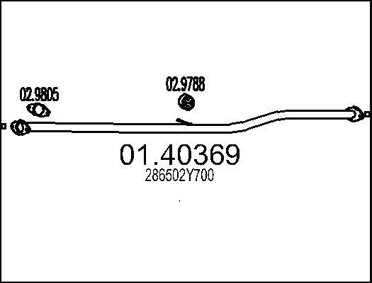 MTS 01.40369 - Tubo gas scarico autozon.pro