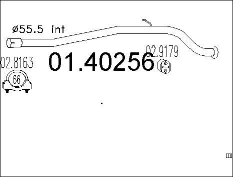 MTS 01.40256 - Tubo gas scarico autozon.pro